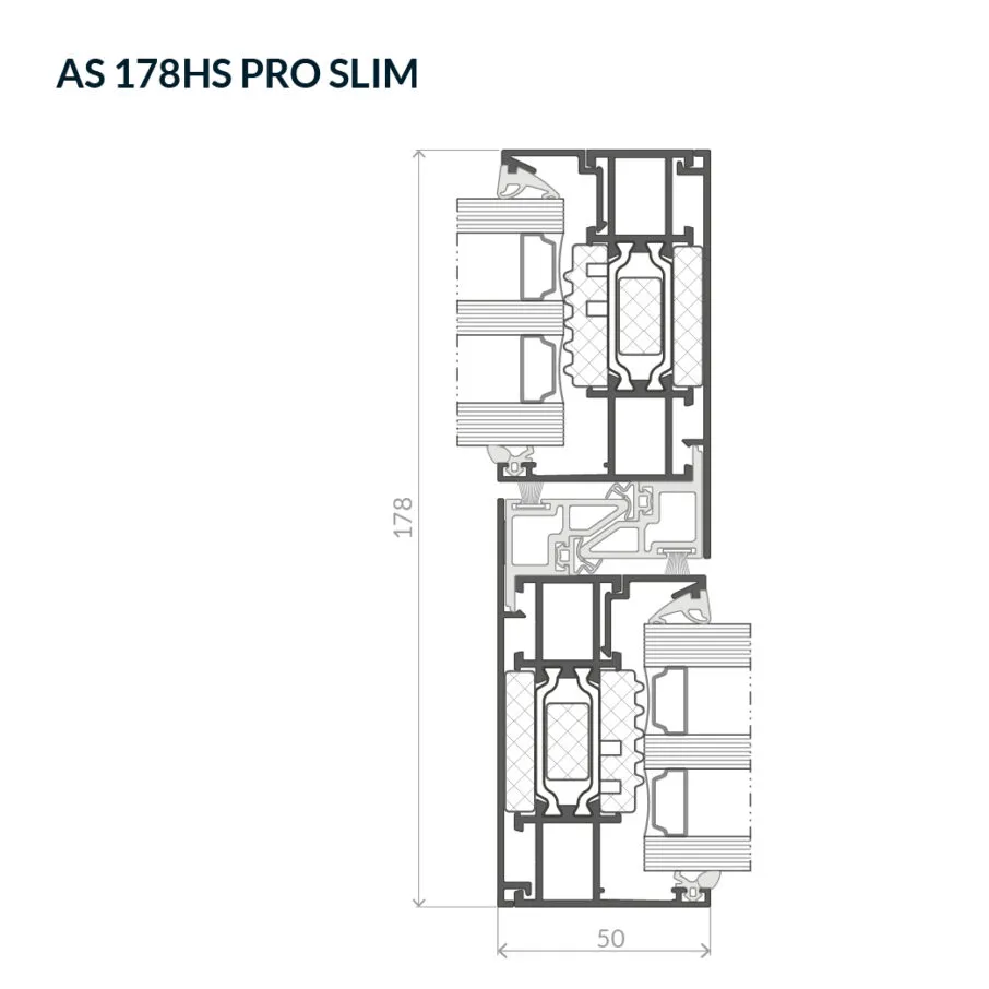 Wariant slim-line – 50 mm