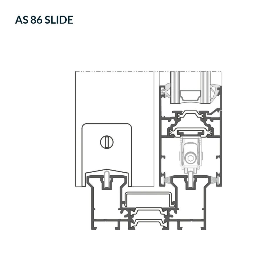 Przekrój dolny pole ruchome